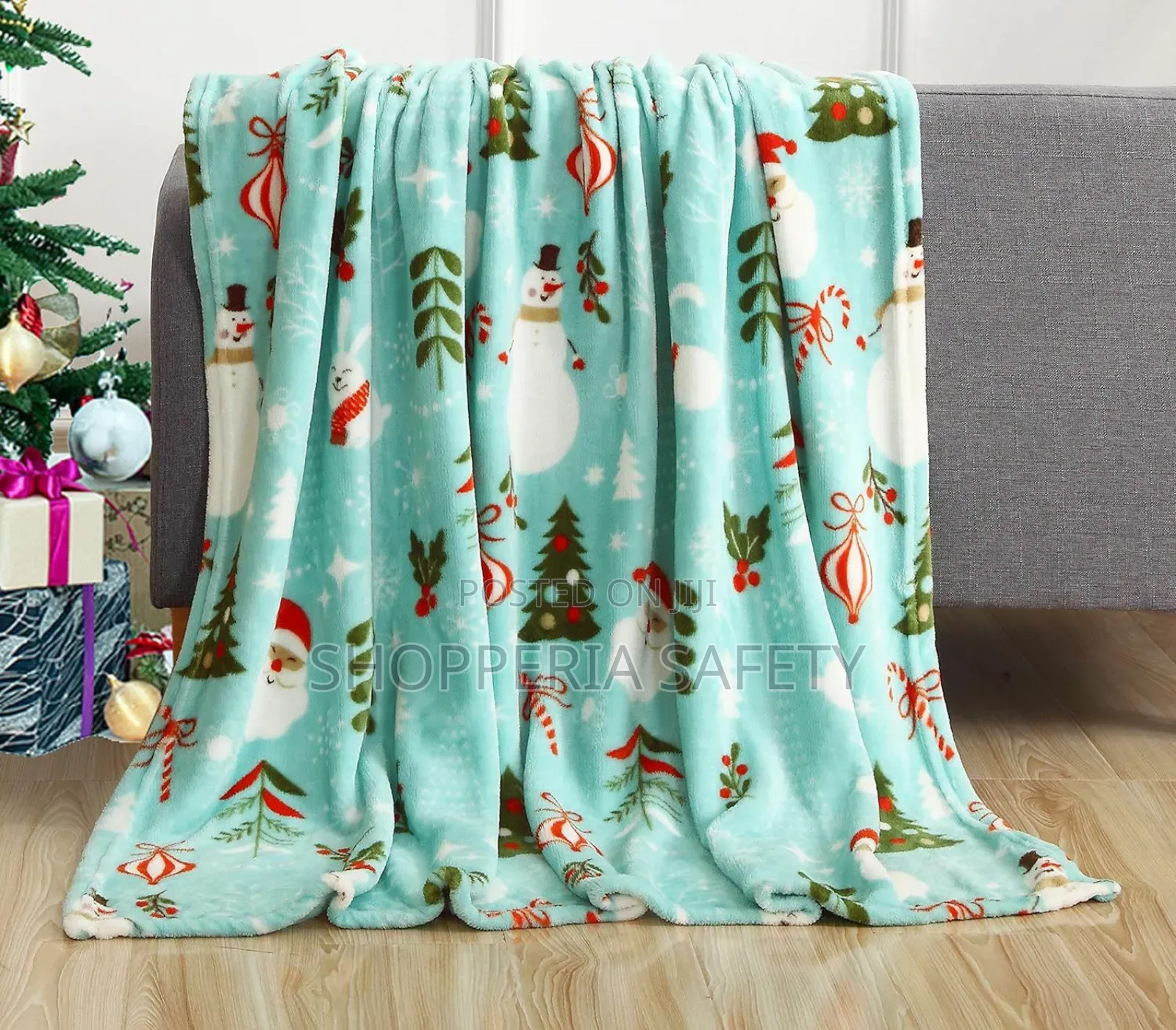 Christmas Themed Couch Flanels