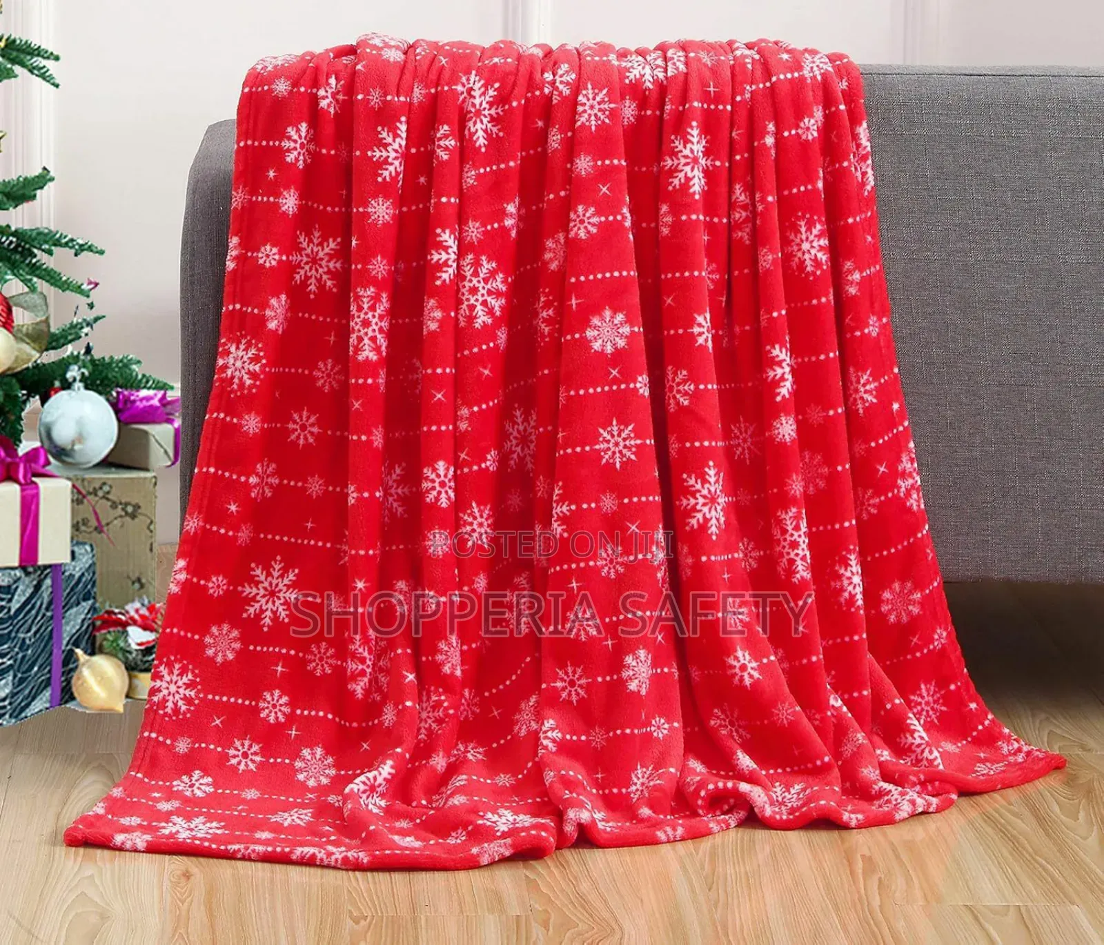 Christmas Themed Couch Flanels