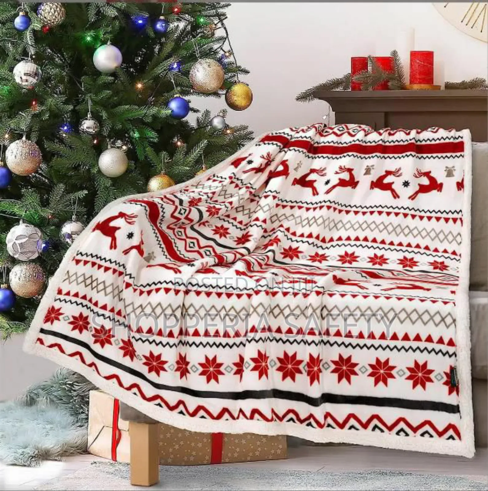 Double Layered Xmas Themed Blankets