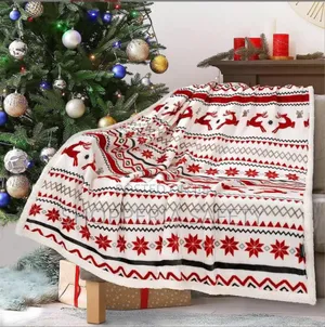 Double Layered Xmas Themed Blankets