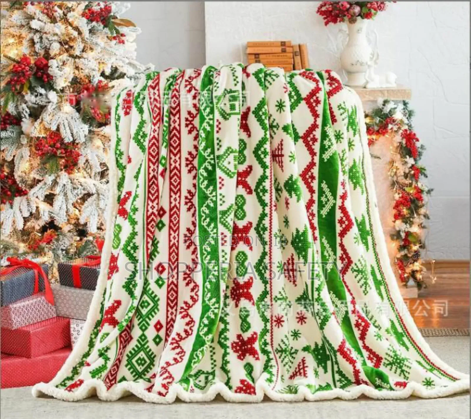 Double Layered Xmas Themed Blankets