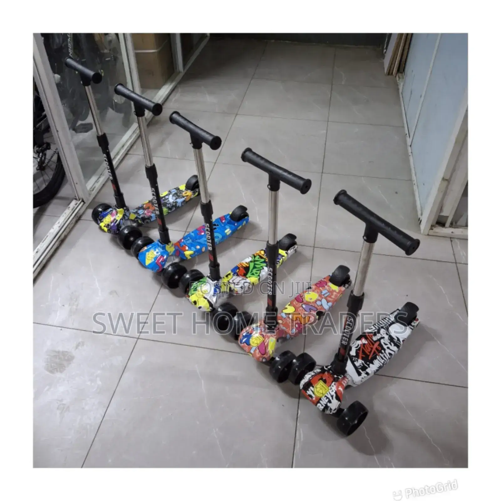 Small Wide Wheels Scooter
