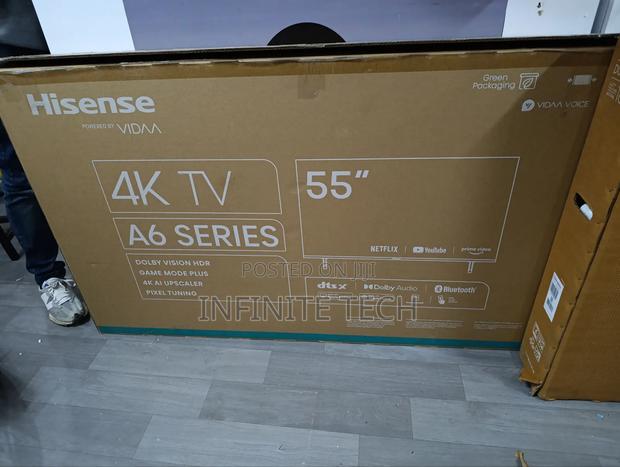 55" Hisense A6 Series 4k Uhd Vidaa Tv - thumbnail 2