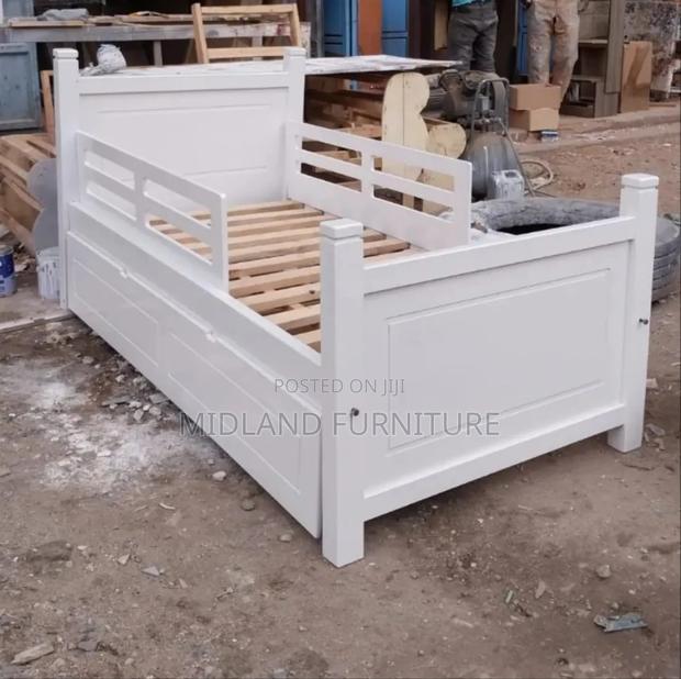 Children Bed With Pullout Drawer - main view
