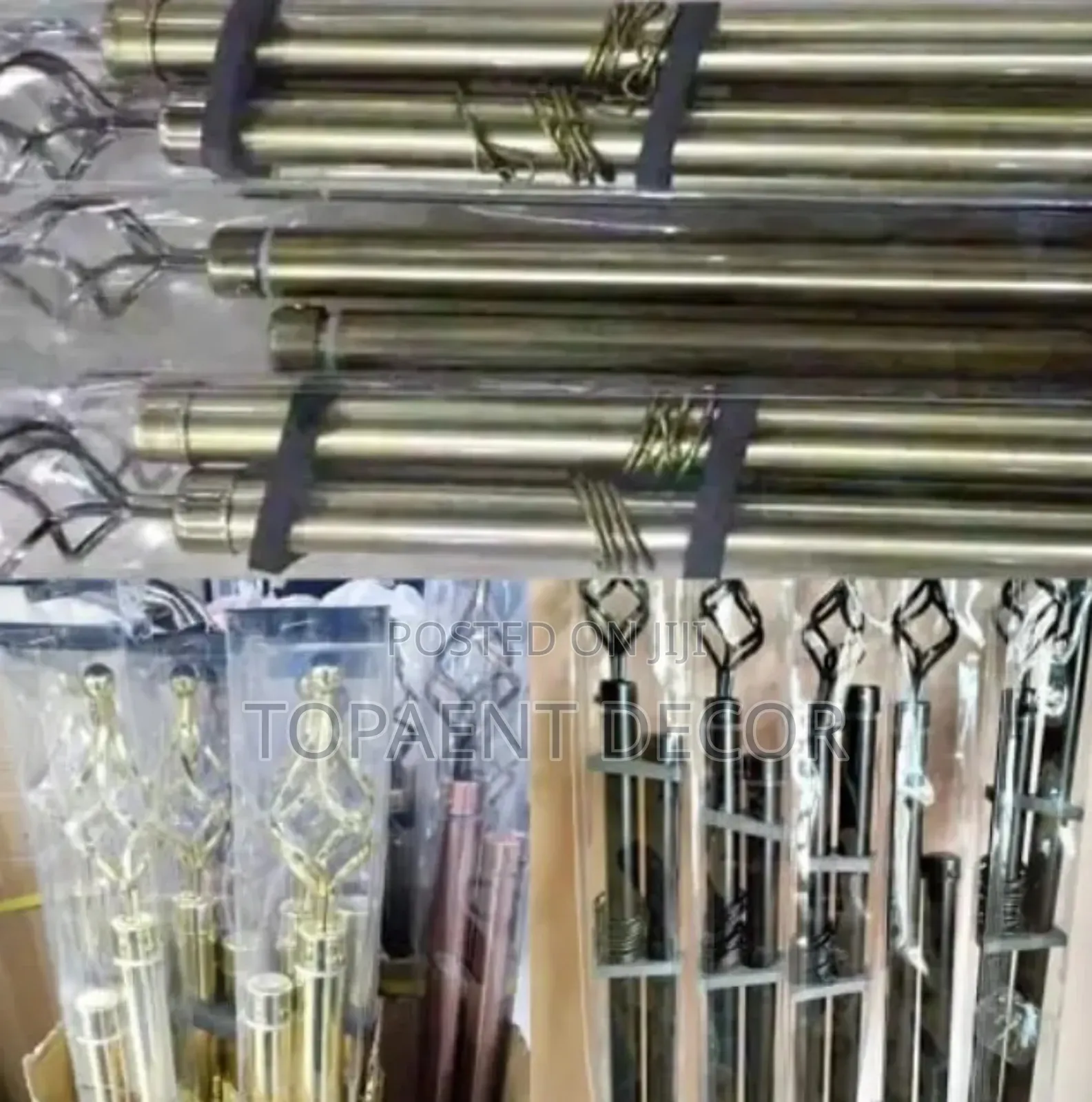 Adjustable Double Window Curtain Rods