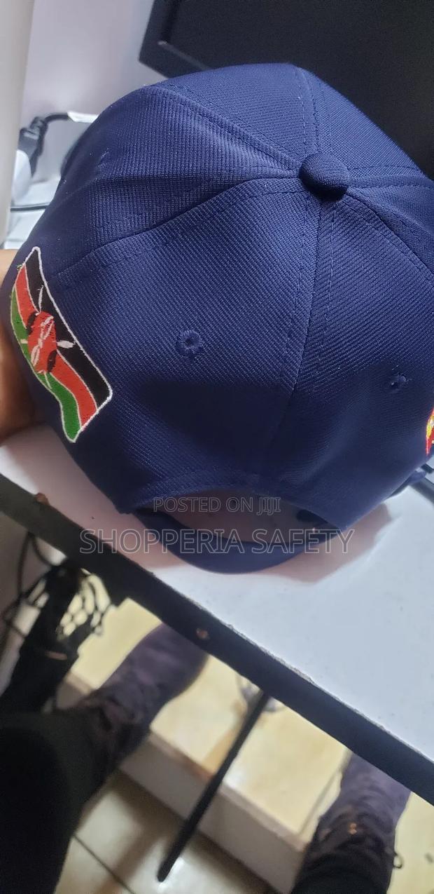 Brandable Navyblue Silk Caps - thumbnail 3