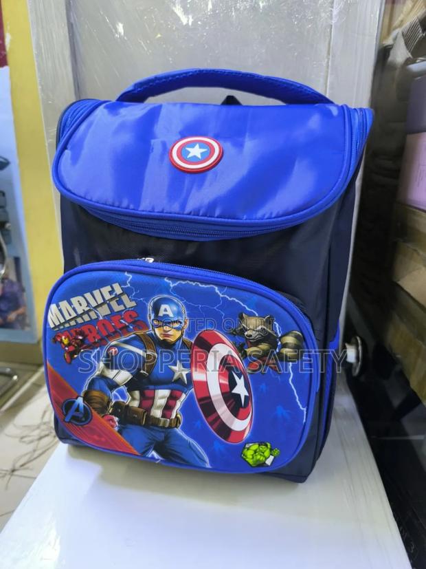 Cartoon Themed Boys School Backpacks - thumbnail 3