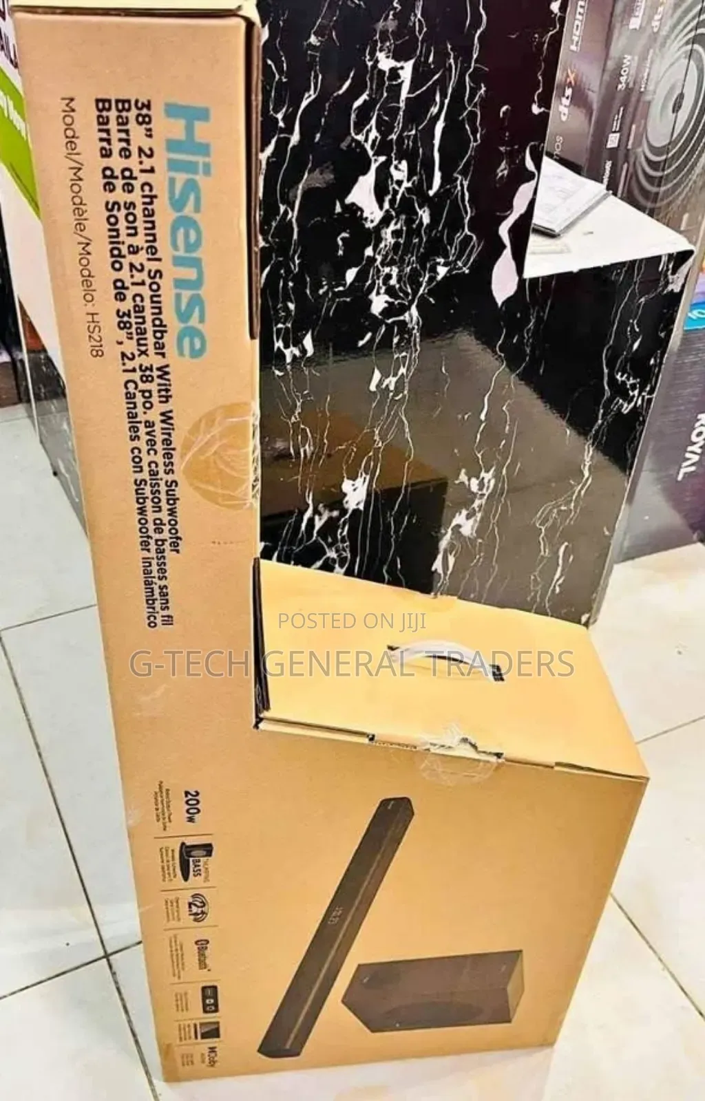 Hisense 2.1channel Soundbar With Wireless Subwoofer 200w