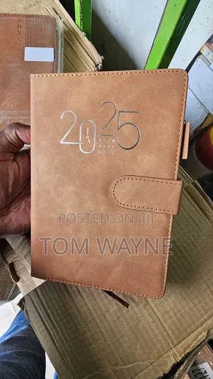 2025 Executive Leather Diary A5 Size Brown