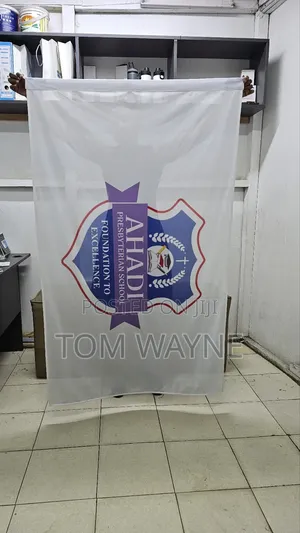 Customized Flags With Company Logos