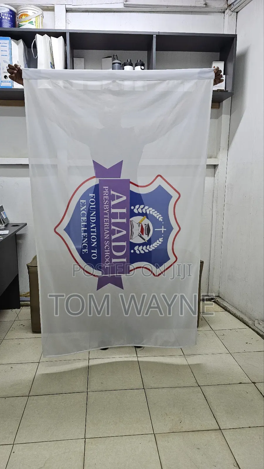 Customized Flags With Company Logos