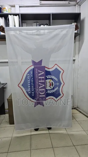 Customized Flags With Company Logos