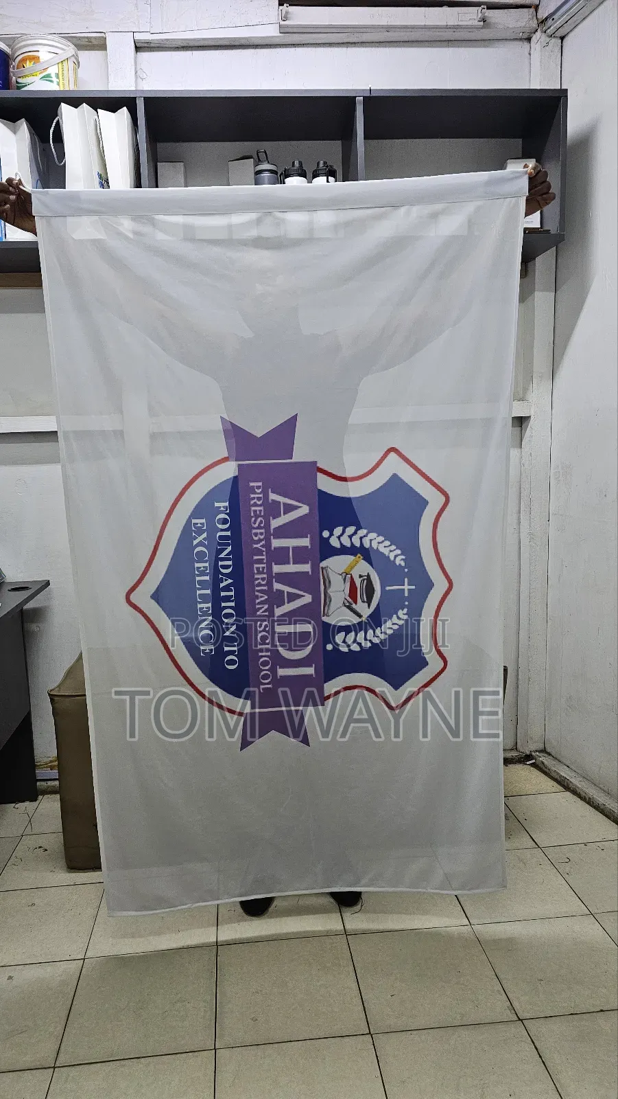 Customized Flags With Company Logos