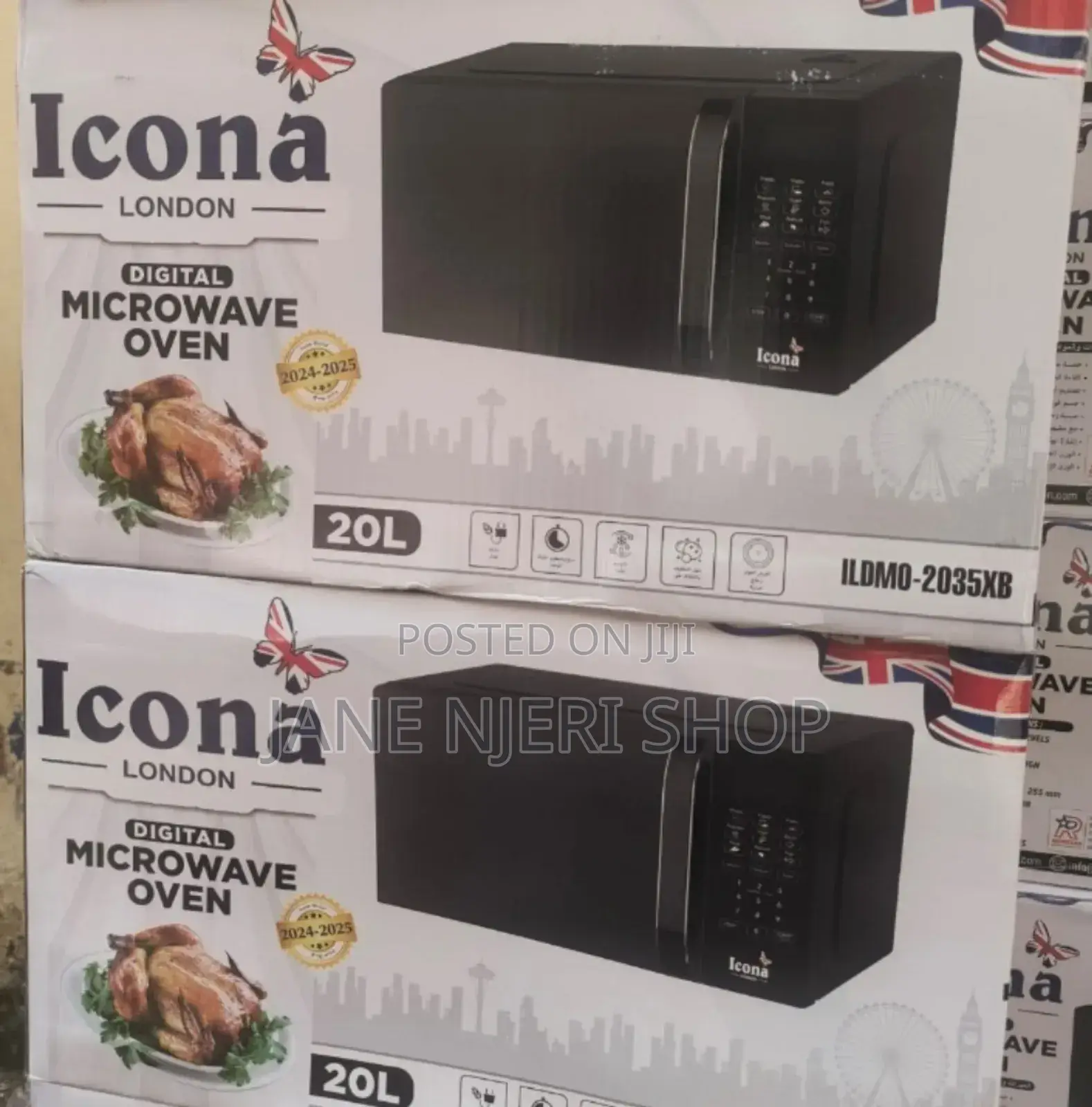 Digital 20 Litres Icona Microwave