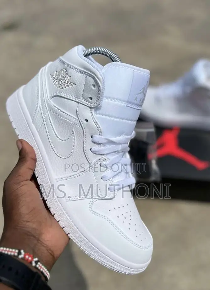 White *Jordan-1 Highcut*  _39 40 41 42 43 44 45