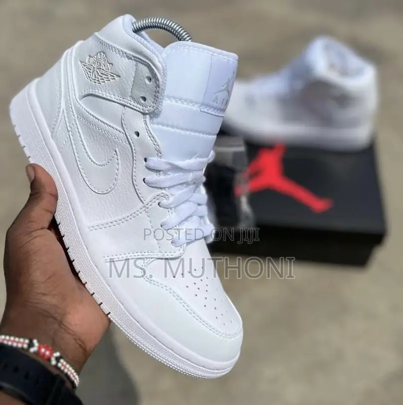 White *Jordan-1 Highcut*  _39 40 41 42 43 44 45