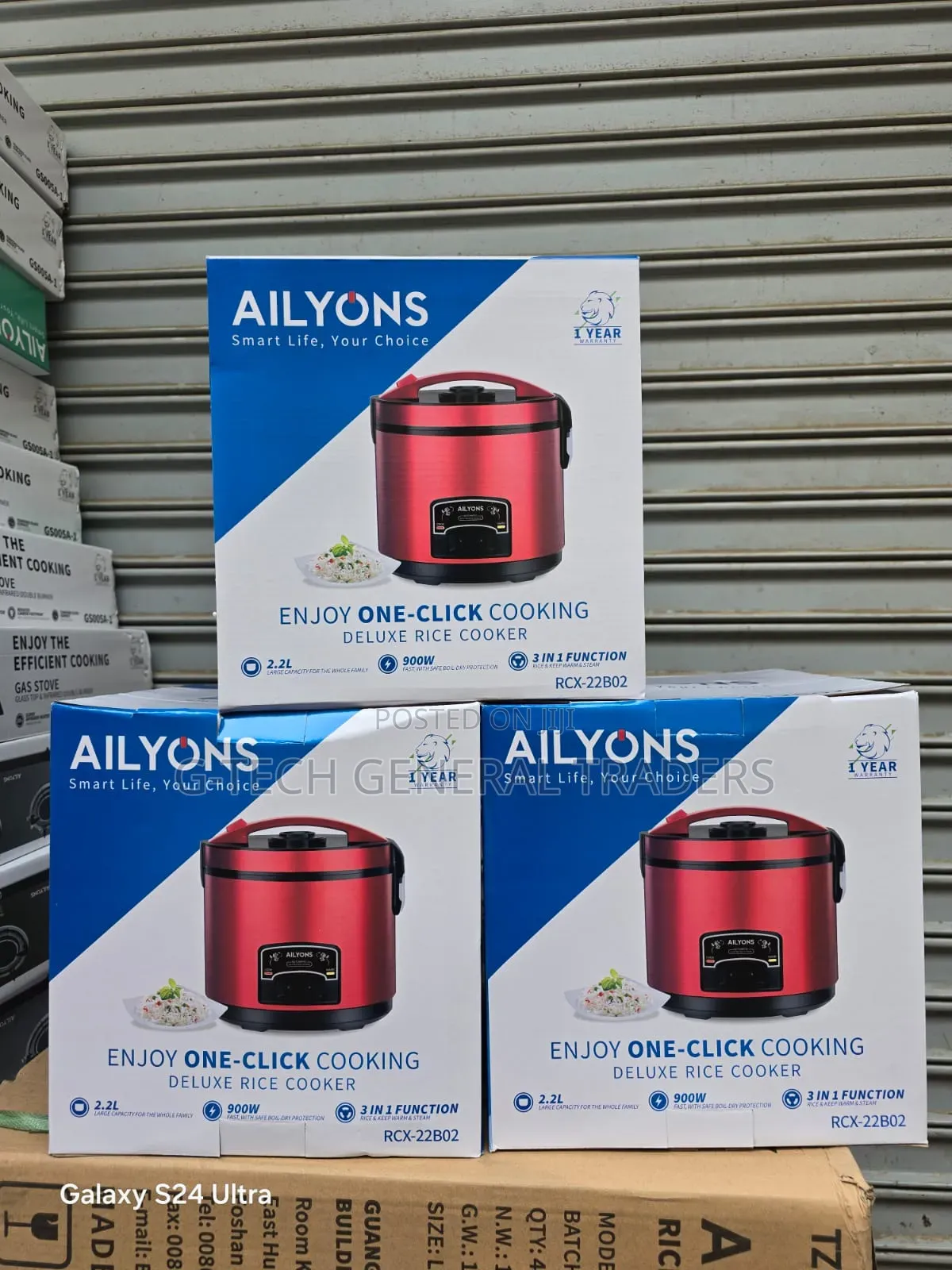 Ailyons 2.2l Rice Cooker Machine-900w