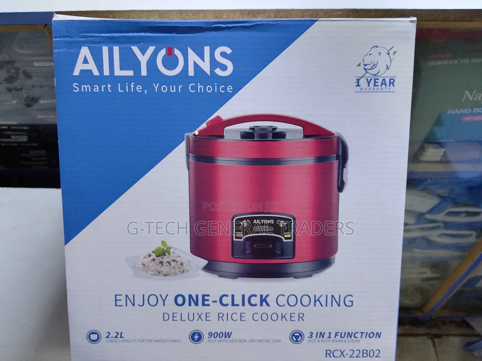 Ailyons Drc22s-ava3 2.2l 900w Rice Cooker