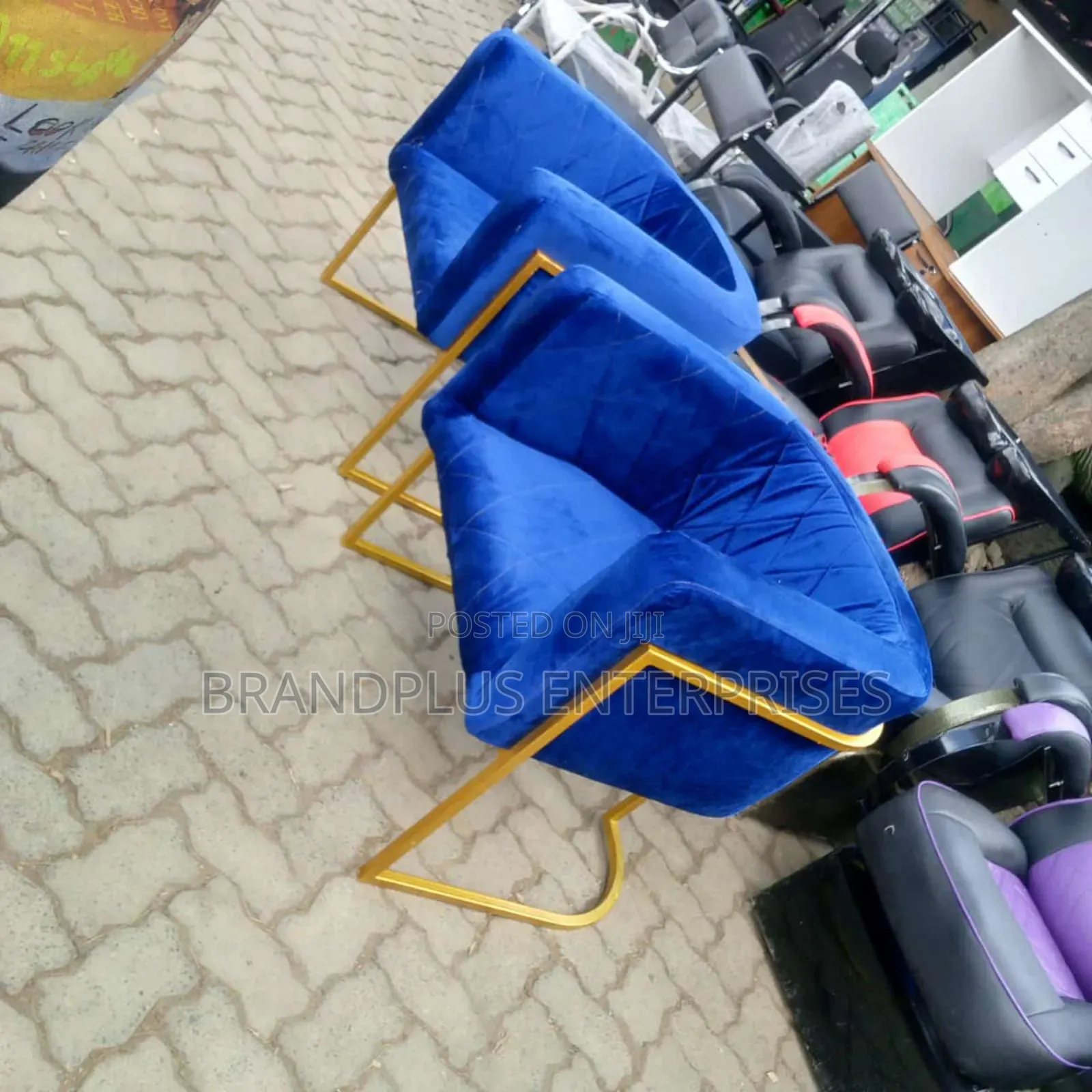 Blue Styling Chairs