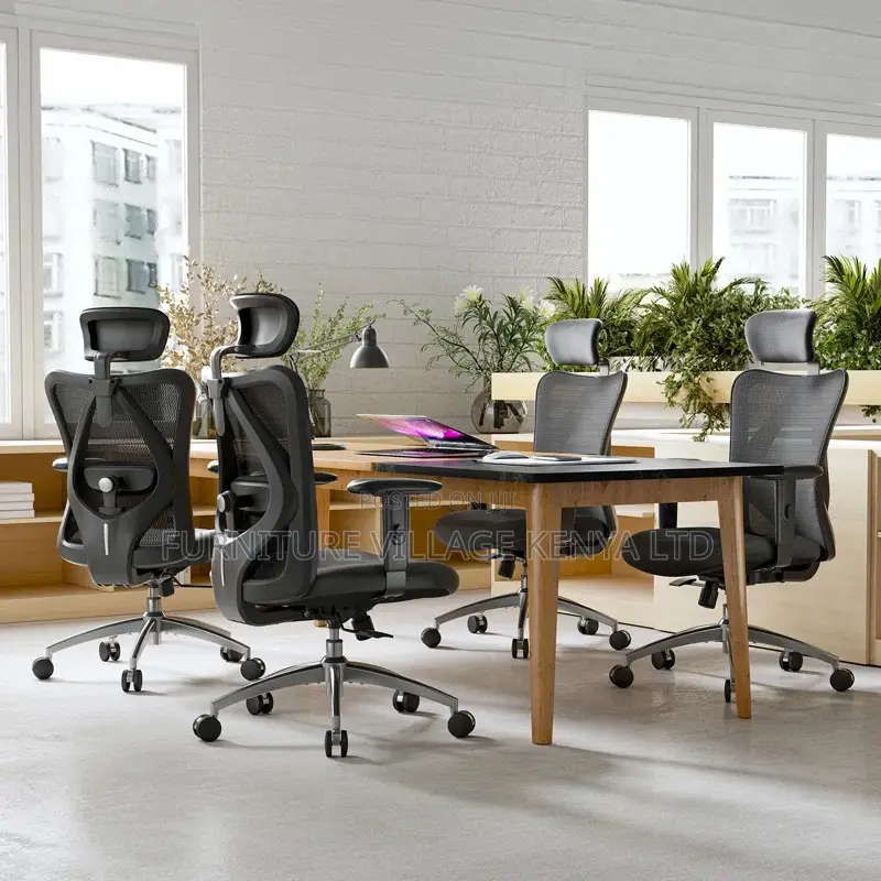 Staff Chairs; High-Back Orthopedic Executive Office Seat
