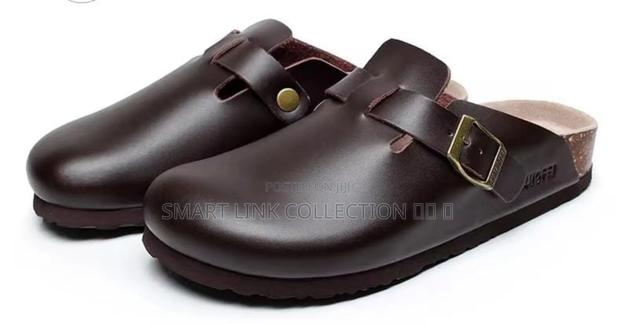 Outland White/Brown Clogs - thumbnail 2