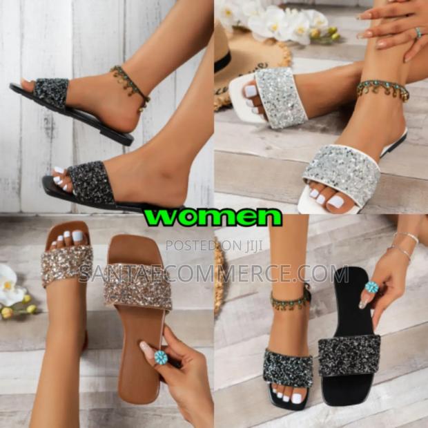 Ladies Glittering Sandals - main view
