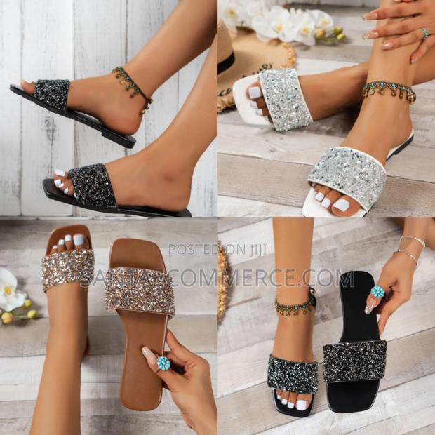 Ladies Glittering Sandals - thumbnail 3
