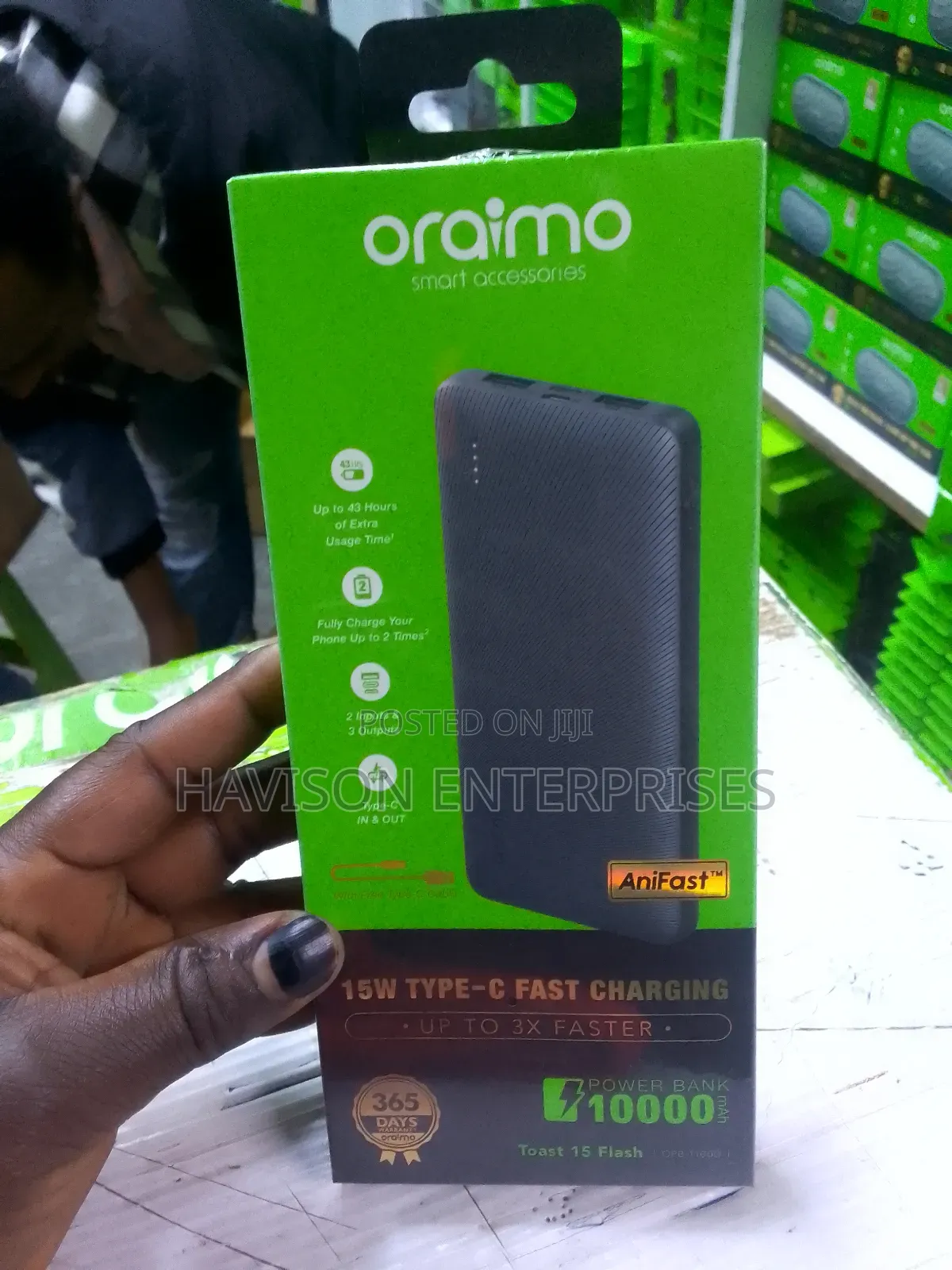 15W Oraimo Powerbank