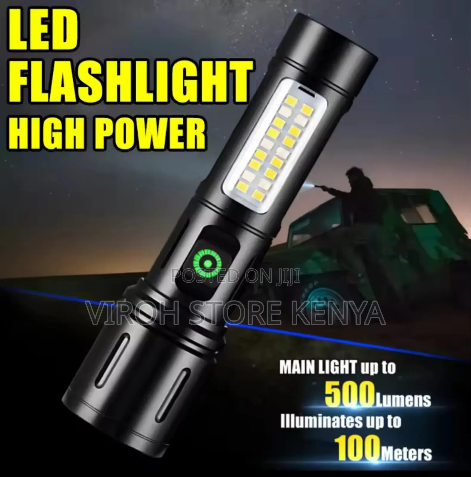 603 Luminous LED Torch Flashlight