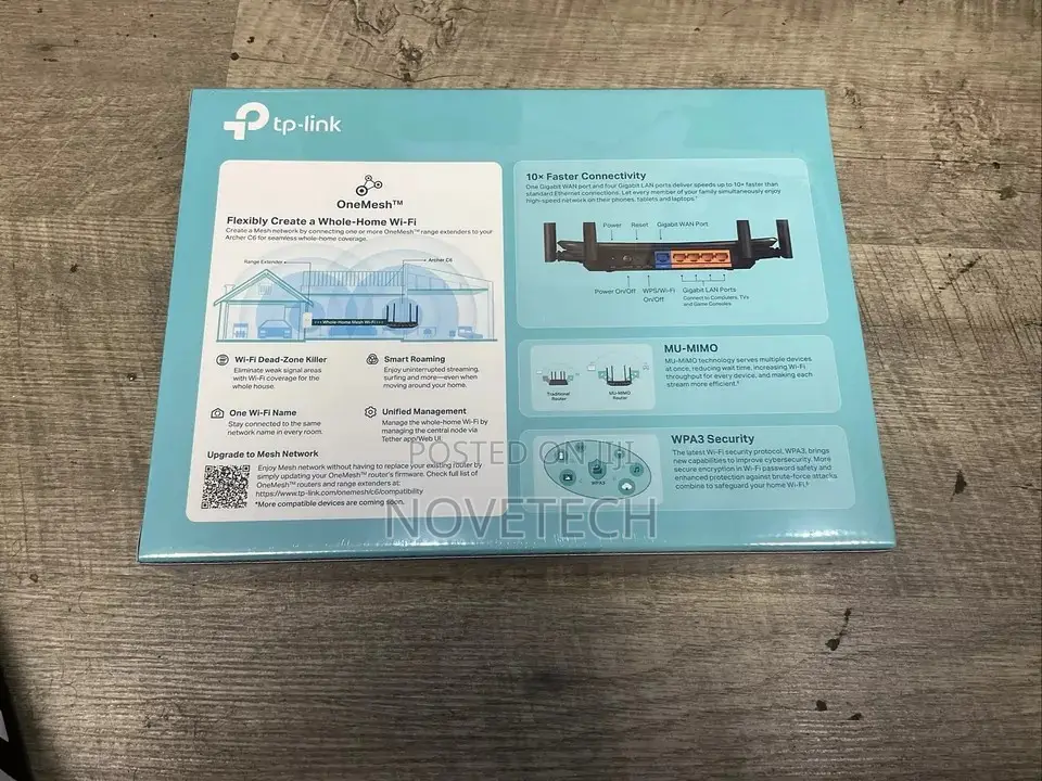 TP-LINK Archer C6 AC1200 Wi-Fi Router Wi-Fi Internet Router