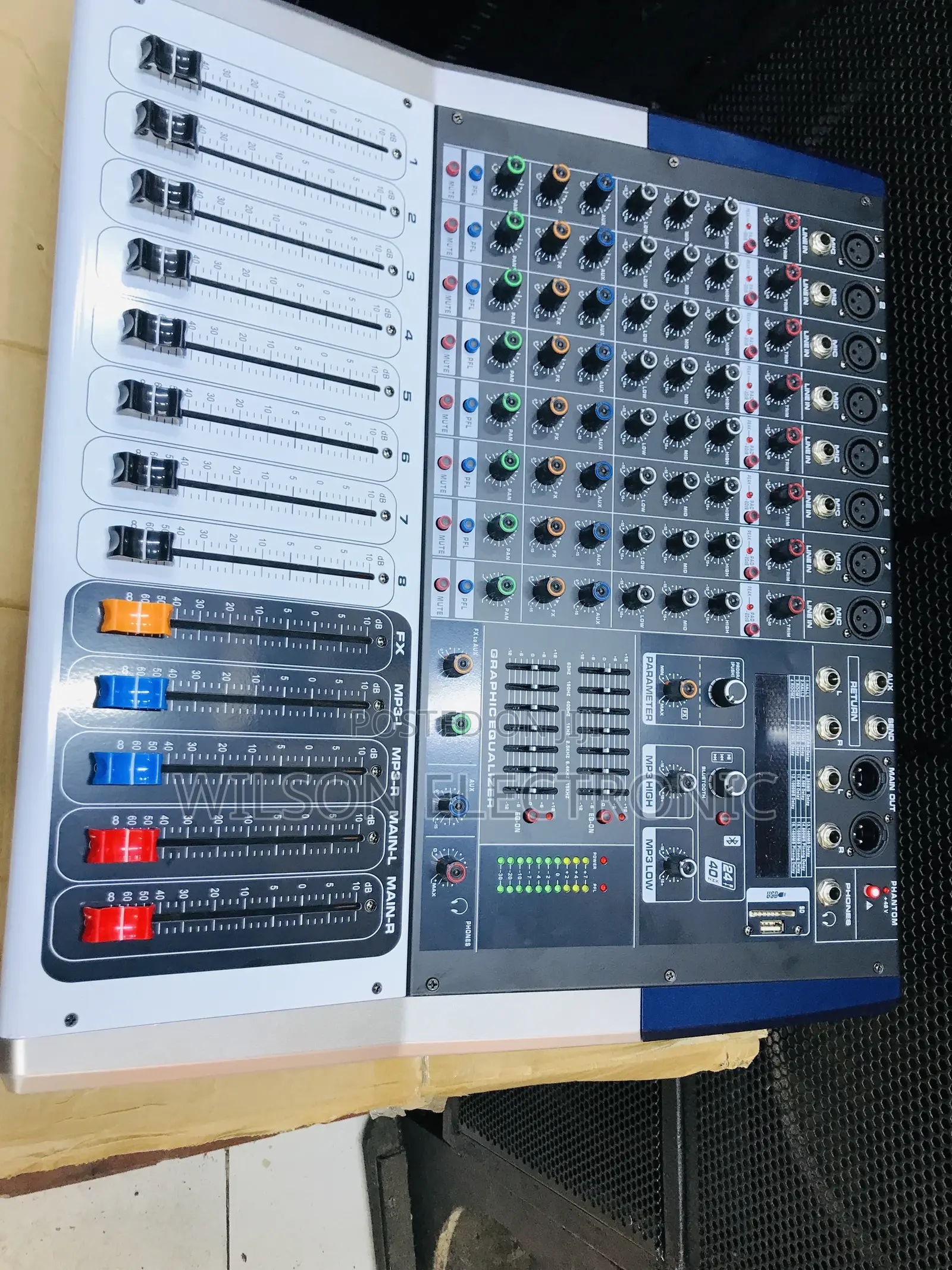 8 Channel Pro Mixer