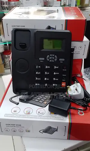 GSM FWP 6588 -GSM Fixed DESKPHONE Dual Sim Phone