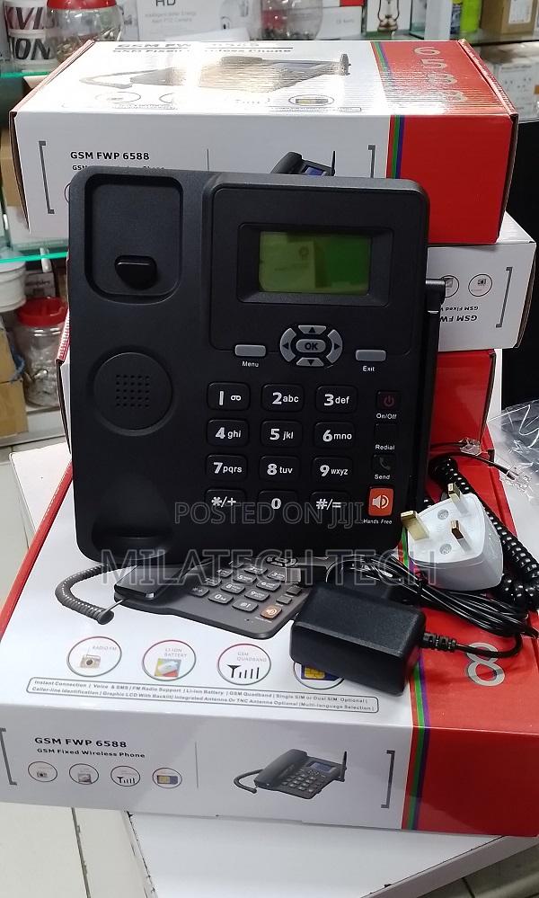 GSM FWP 6588 -GSM Fixed DESKPHONE Dual Sim Phone