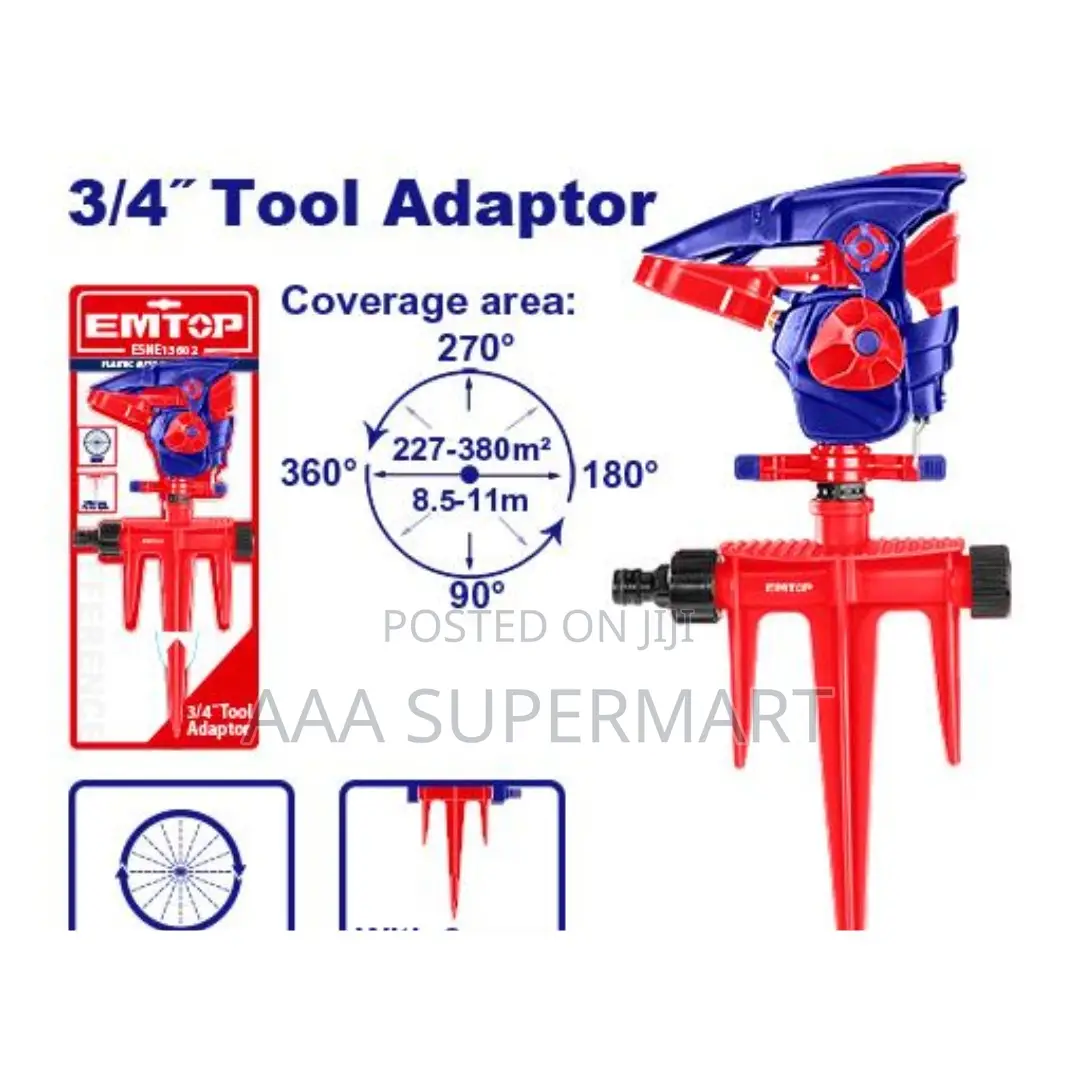 Emtop Plastic Auto Gear Sprinkler