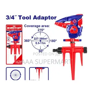 Emtop Plastic Auto Gear Sprinkler
