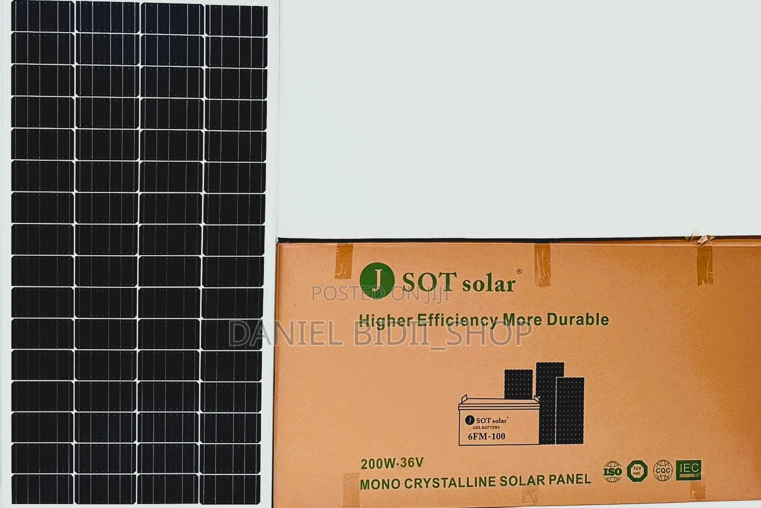 J-Sot 200watts All Weather Solar Panel