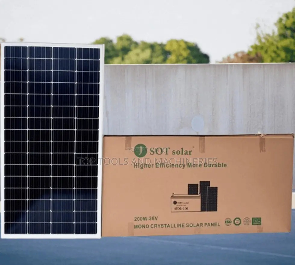 J Sot 36v 200 Watts Monocrystalline Solar Panel