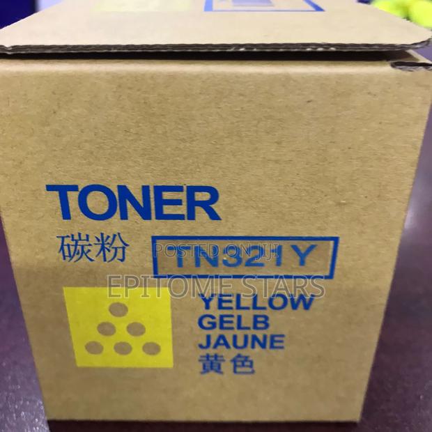 Fancy Konica Minolta TN321 Yellow Toner Cartridge