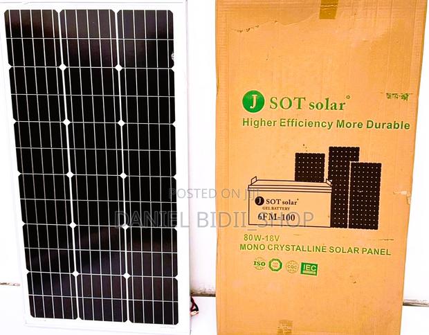 80 Watts High Efficiency Solar Panel - main view