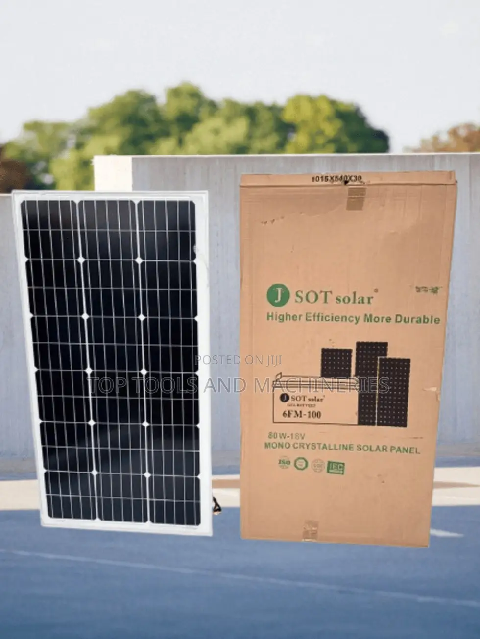 J Sot 80W High Efficiency Solar Panel