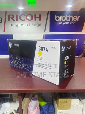 Stocky HP 307A Yellow Original Laserjet Toner Cartridge.