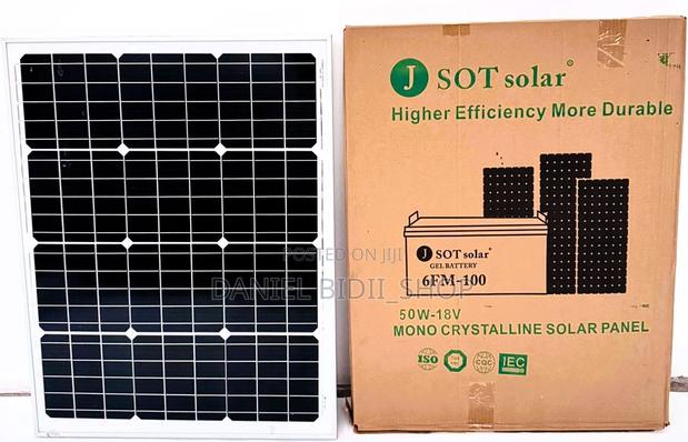 J Sot Solar Panel 50watts 18volts - main view