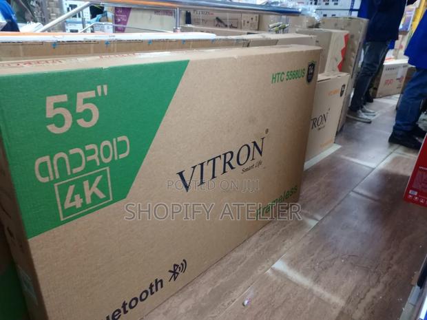 Vitron 55" Smart Android Tv Frameless Design With Mount - thumbnail 2