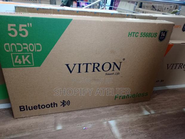 Vitron 55" Smart Android Tv Frameless Design With Mount - thumbnail 3