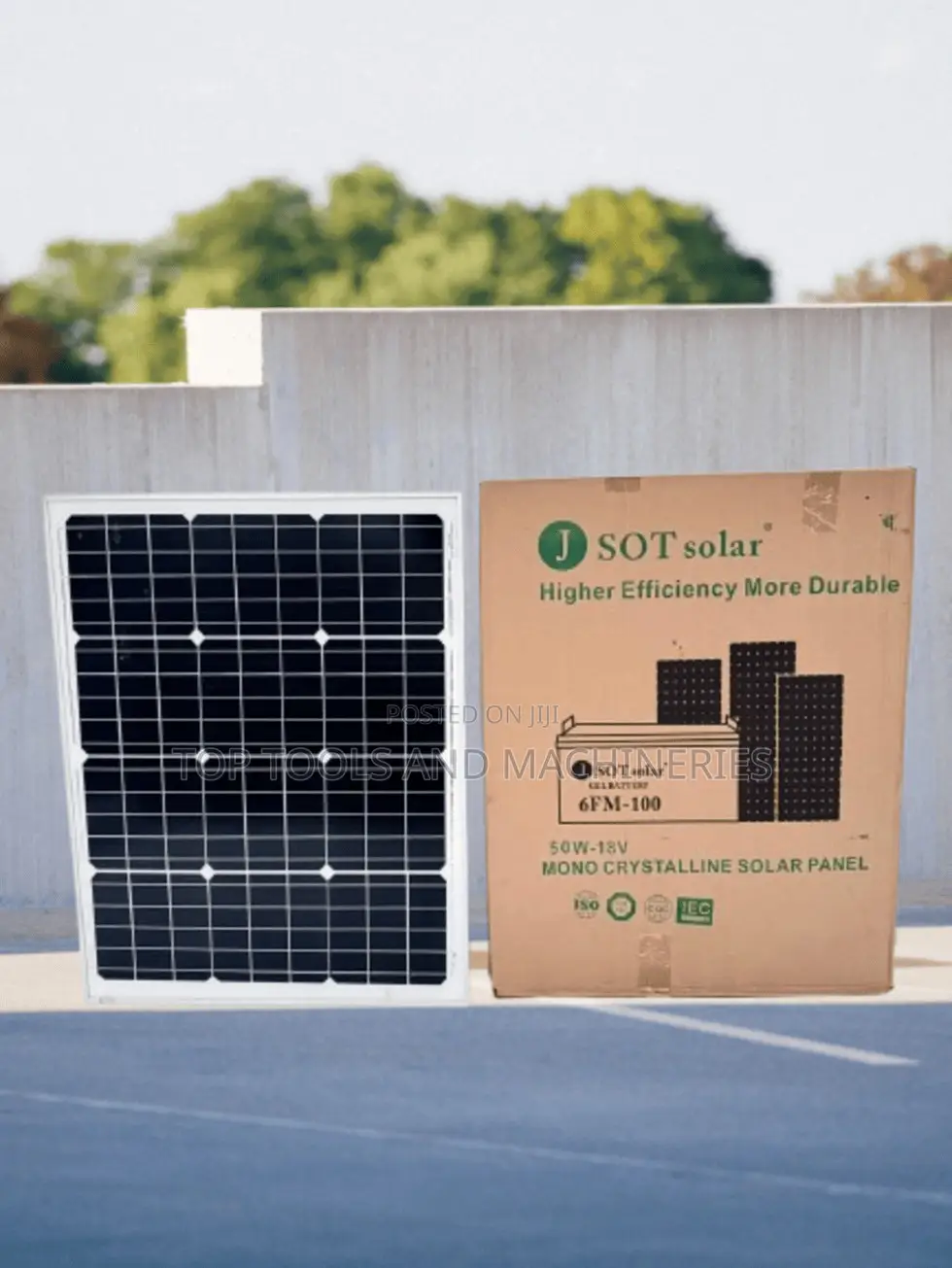 J-Sot 50W 18V Solar Panel