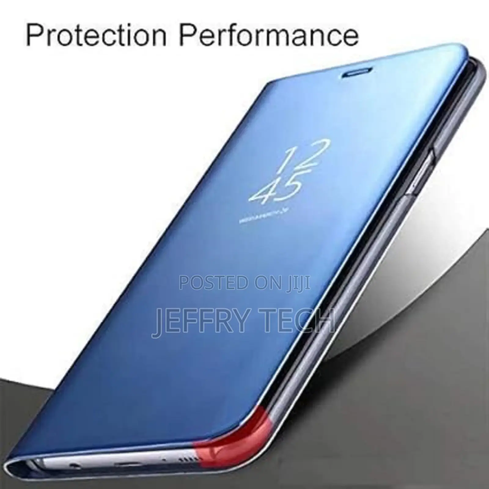 Oppo A54 5G Clear View Case Without Sensor-Blue
