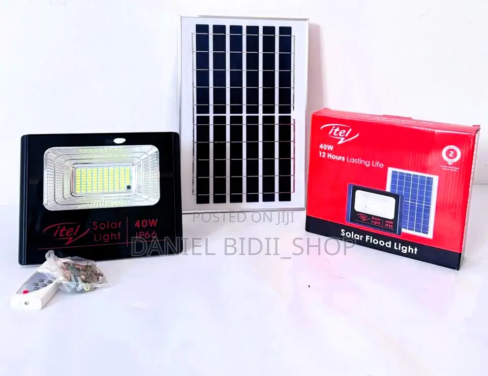 Itel Solar Floodlight 40watts