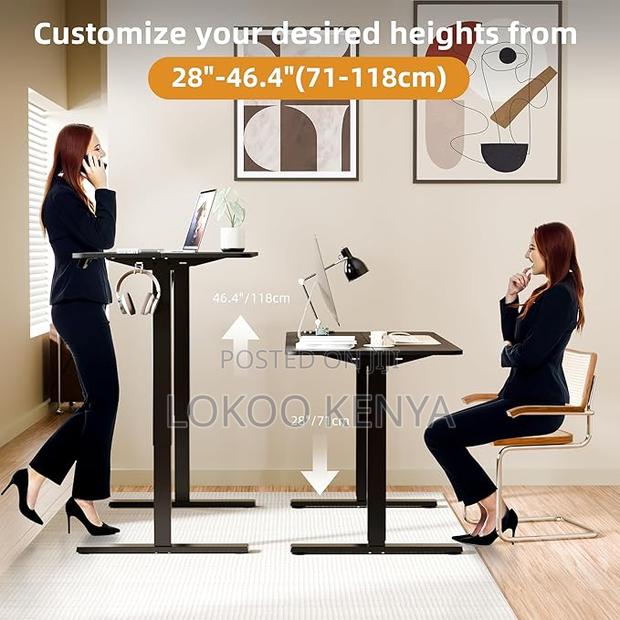 Office Desk: Flip Up Electric Adjustable Desk - thumbnail 3