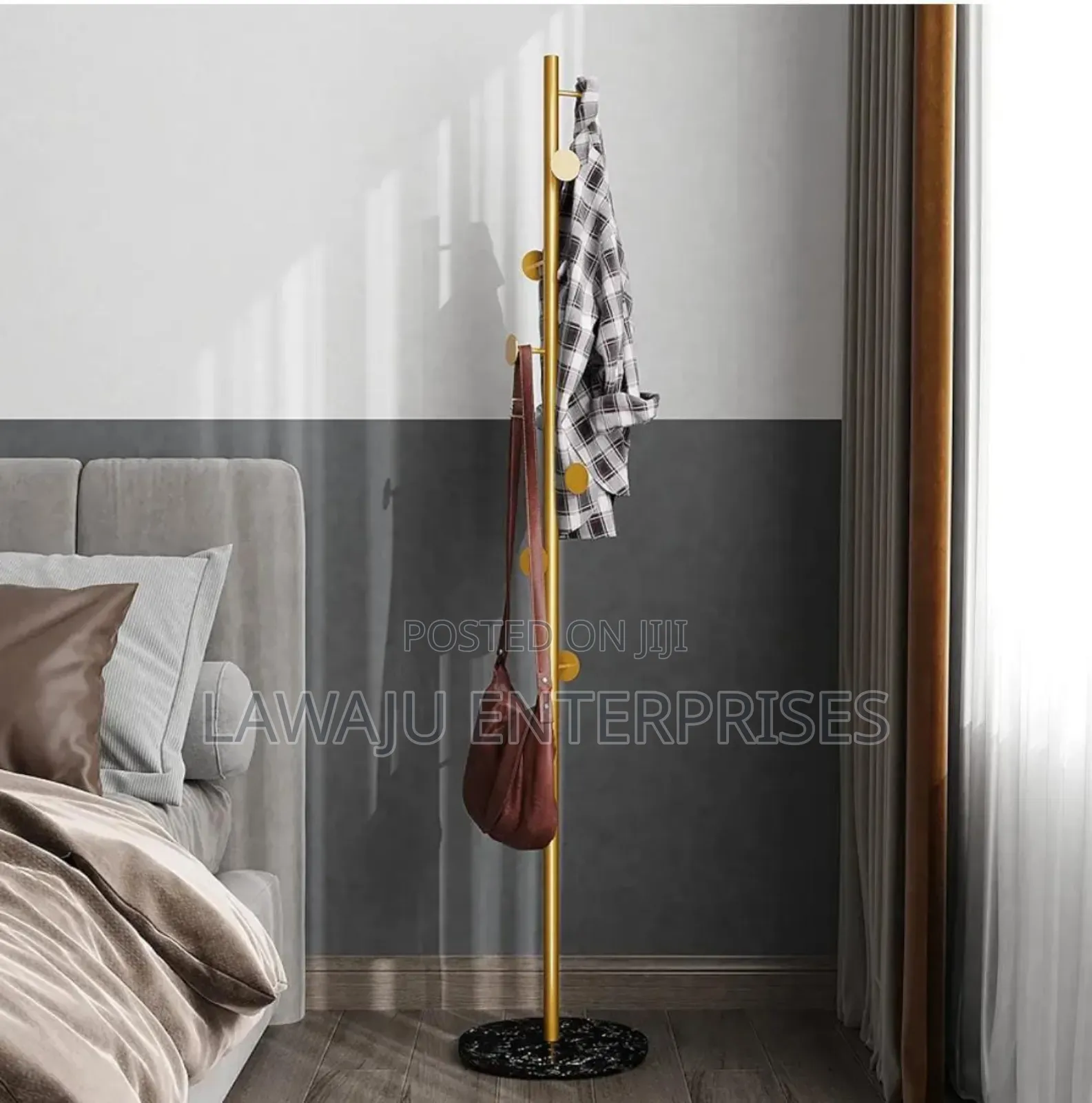 Coat Rack With Marble Base