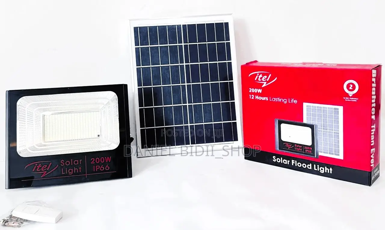 Itel Solar Floodlight 200watts